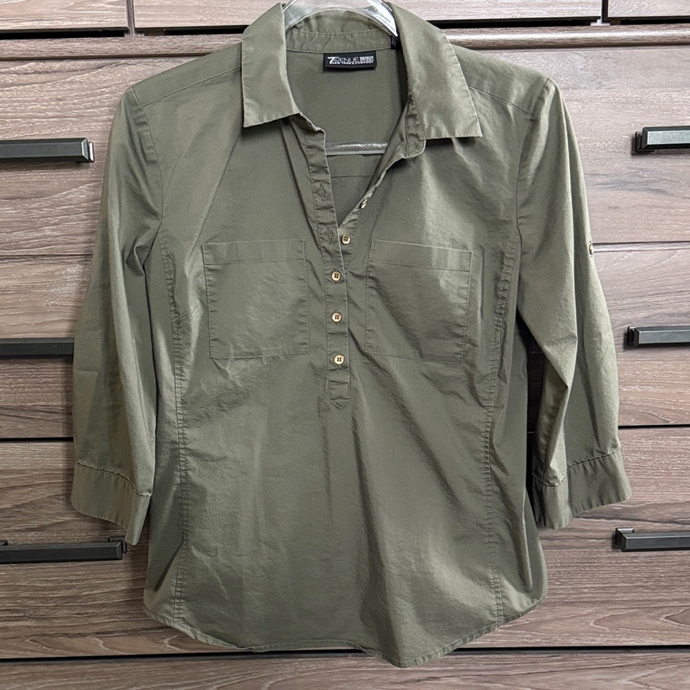 NY & Company 3/4 Sleeve Madison Shirt - Picture 1 of 5